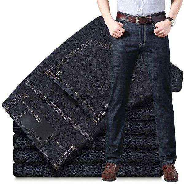 men business jeans classic spring autumn male skinny straight stretch brand denim pants summer overalls slim fit trousers, Blue
men business jeans classic spring autumn male skinny straight stretch brand denim pants summer overalls slim fit trousers, Blue