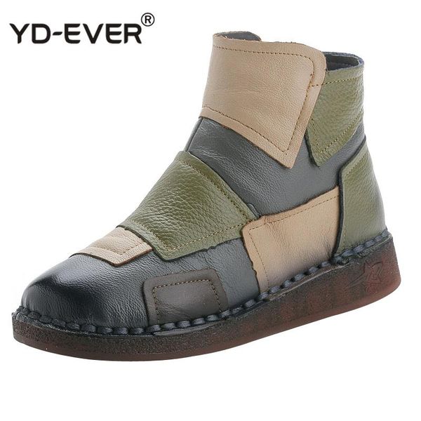 autumn winter real genuine leather women boots retro handmade mixed colors warm ankle boots women flat casual shoes, Black
autumn winter real genuine leather women boots retro handmade mixed colors warm ankle boots women flat casual shoes, Black