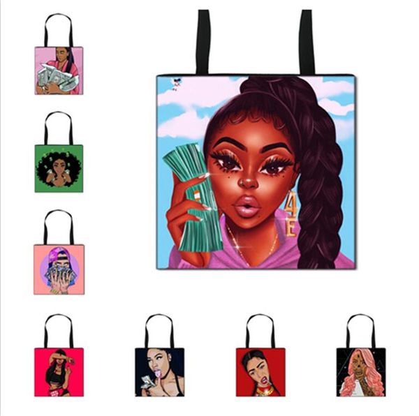 afro girls shoulder bag cartoon printed handbag totes women crossbody bags large shopping folden bag designer handbags tote 30 color f102602
afro girls shoulder bag cartoon printed handbag totes women crossbody bags large shopping folden bag designer handbags tote 30 color f102602