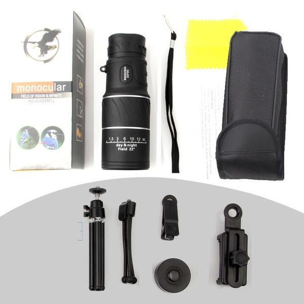 portable telescope 16x52 hd professional monocular zoom binoculars night hunting optic scope big vision with compass
portable telescope 16x52 hd professional monocular zoom binoculars night hunting optic scope big vision with compass
