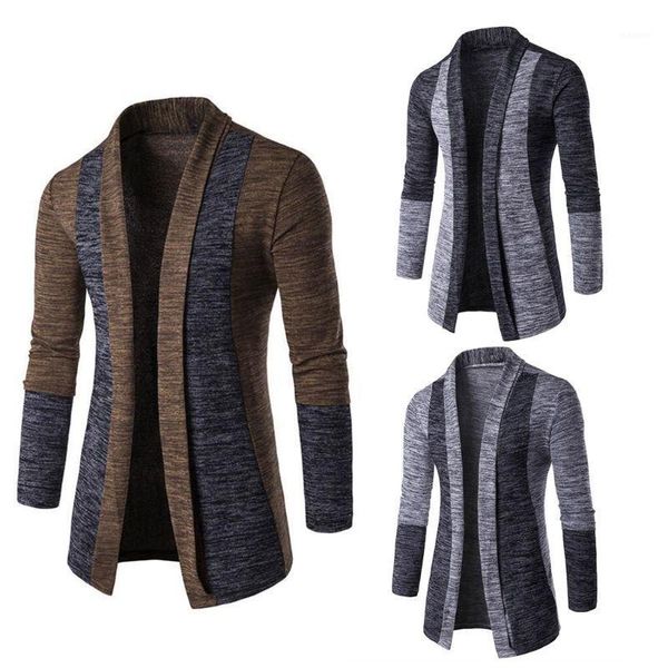 mens color block patchwork jacquard casual office knitwear jacket plus size winter long sleeve slim open front cotton sweater1, Black 
mens color block patchwork jacquard casual office knitwear jacket plus size winter long sleeve slim open front cotton sweater1, Black