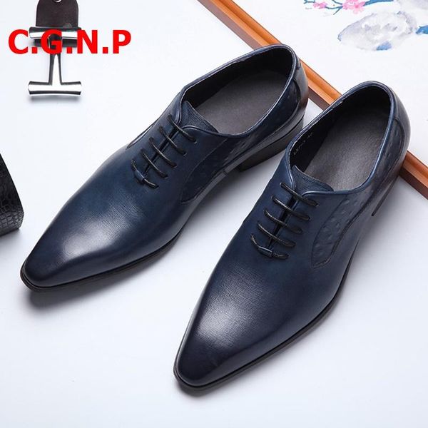 dress shoes c.g.n.p autumn italian genuine leather mens pointed toe oxfords men formal office wedding, Black
dress shoes c.g.n.p autumn italian genuine leather mens pointed toe oxfords men formal office wedding, Black