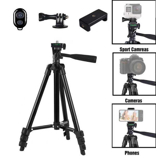 camera tripod stand for phone with remote control holder stand cam dslr mount for action camera monopod
camera tripod stand for phone with remote control holder stand cam dslr mount for action camera monopod