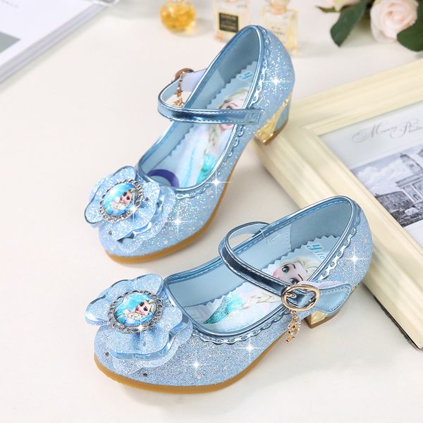 children's high heels autumn new frozen princess little girls single shoes eu size 24-36, Black
children's high heels autumn new frozen princess little girls single shoes eu size 24-36, Black