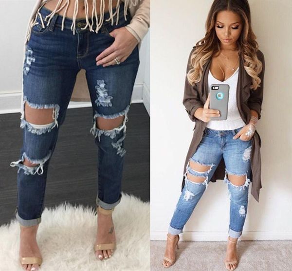 fashion jeggings jeans for women bleached knee holes denim pencil pants woman low-waist slim distressed cacal jeans rolled femme, Blue
fashion jeggings jeans for women bleached knee holes denim pencil pants woman low-waist slim distressed cacal jeans rolled femme, Blue