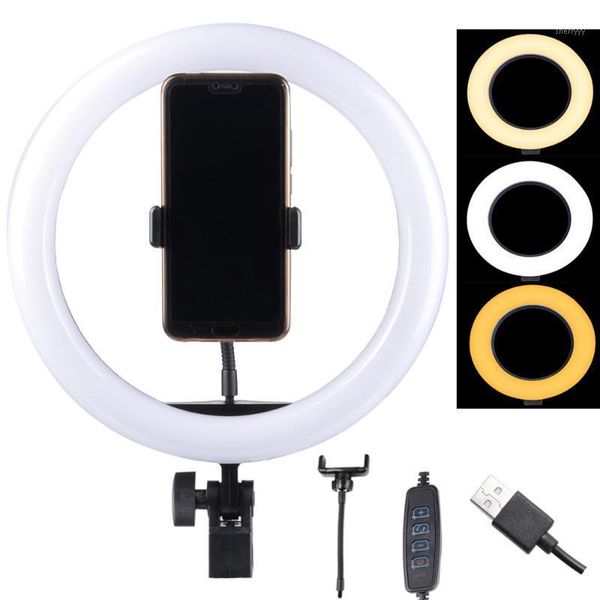 flash heads dimmable 26cm 10'' led smd ring light 3200-5500k pography lighting with cradle head&phone holder for makeup video1
flash heads dimmable 26cm 10'' led smd ring light 3200-5500k pography lighting with cradle head&phone holder for makeup video1