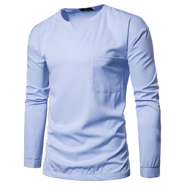 men's casual shirts shirt fashion high-quality solid color round neck pullover long sleeve, White;black
men's casual shirts shirt fashion high-quality solid color round neck pullover long sleeve, White;black