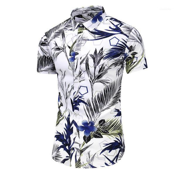 7 styles 2020 slim fit summer mens short sleeve casual shirt flower print floral male blouse11, White;black
7 styles 2020 slim fit summer mens short sleeve casual shirt flower print floral male blouse11, White;black