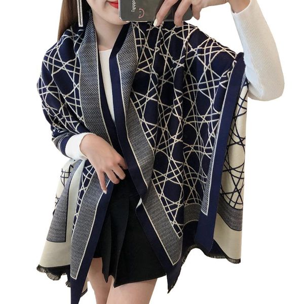 scarves winter women shrugs scarf large warm plaid cashmere tassle shawl wraps encharpe femme sjaal szalik muffler fanon, Blue;gray
scarves winter women shrugs scarf large warm plaid cashmere tassle shawl wraps encharpe femme sjaal szalik muffler fanon, Blue;gray