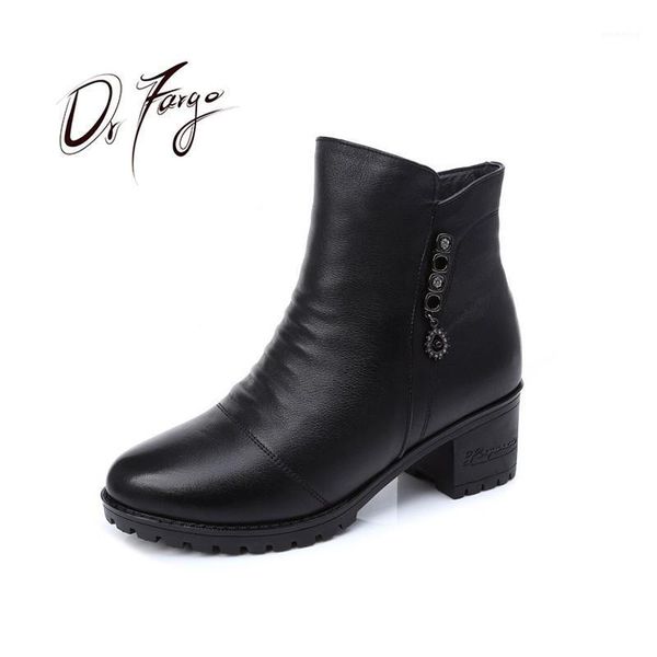 boots drfargo genuine leather shoes women winter warm ankle 5cm block high heel black zipper round toe 6310 size 34-431
boots drfargo genuine leather shoes women winter warm ankle 5cm block high heel black zipper round toe 6310 size 34-431