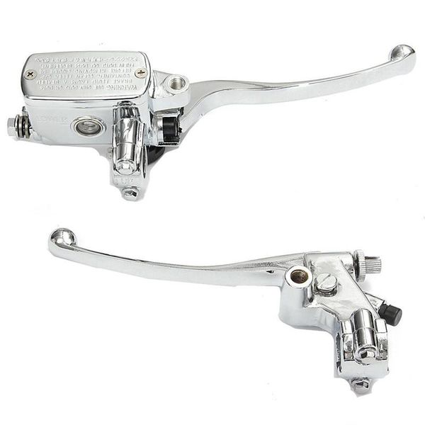 chrome 7/8" inch 22mm motorcycle handlebar brake clutch master cylinder levers cafe racer old school atv scooter offroad custom
chrome 7/8" inch 22mm motorcycle handlebar brake clutch master cylinder levers cafe racer old school atv scooter offroad custom
