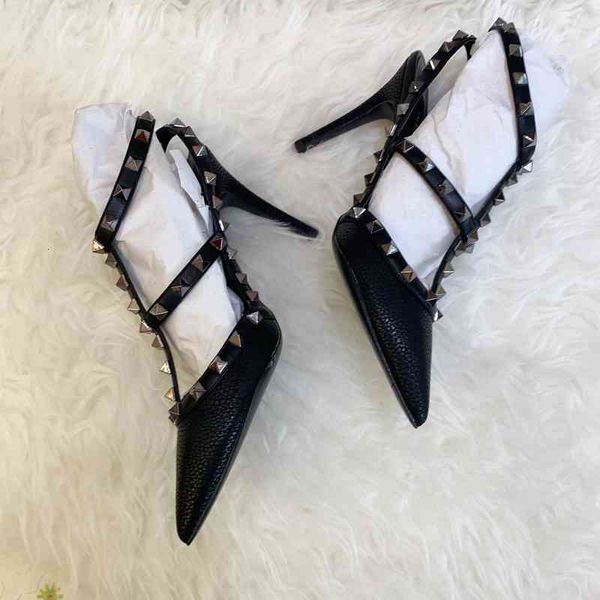 designer casual lady fashion women sandals black matt real leather studded spikes ankle-wrap strass point toe strappy high heels shoes
designer casual lady fashion women sandals black matt real leather studded spikes ankle-wrap strass point toe strappy high heels shoes