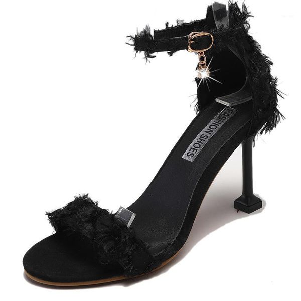 dress shoes pointed toe sandals women 2021 summer word buckle ladies fashion wild fringe high heels1, Black
dress shoes pointed toe sandals women 2021 summer word buckle ladies fashion wild fringe high heels1, Black