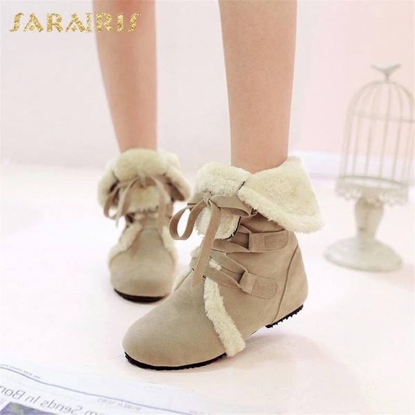 boots sarairis 2021 add fur warm snow woman shoes comfy concise lace up cross-tied ins dropship winter booties female, Black
boots sarairis 2021 add fur warm snow woman shoes comfy concise lace up cross-tied ins dropship winter booties female, Black