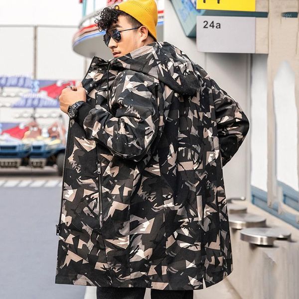 2020 new large size men spring fat mid-length windbreaker hooded camouflage coat plus fertilizer to increase loose1, Tan;black
2020 new large size men spring fat mid-length windbreaker hooded camouflage coat plus fertilizer to increase loose1, Tan;black
