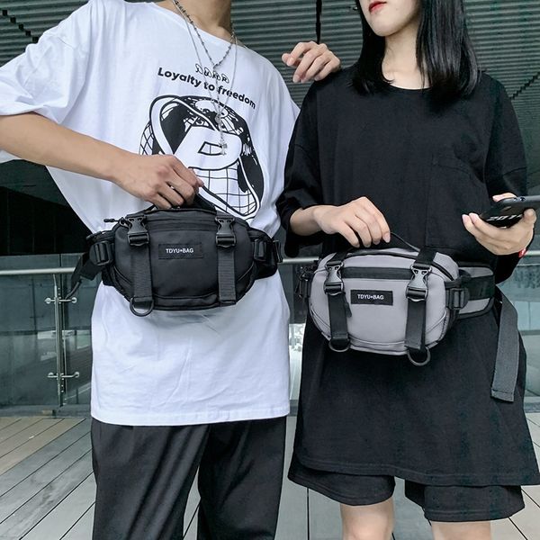 nylon men waist bag waterproof chest bags street trend messenger shoulder pack harajuku functionl tooling waist pocket t200824
nylon men waist bag waterproof chest bags street trend messenger shoulder pack harajuku functionl tooling waist pocket t200824