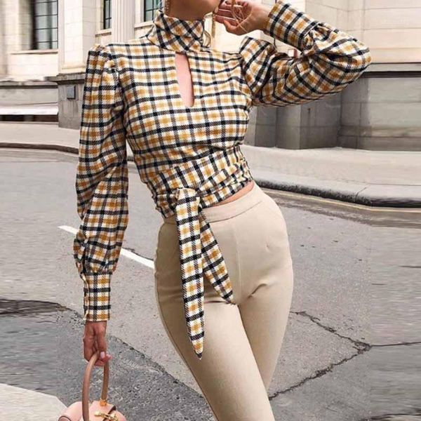 2021 korean fashion clothing spring autumn long sleeve open back plaid, White
2021 korean fashion clothing spring autumn long sleeve open back plaid, White