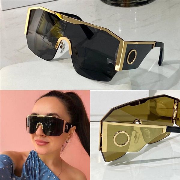 new fashion sunglasses 2220 big frame connected lens design protective glasses popular avant-garde style uv400 protective goggle, White;black
new fashion sunglasses 2220 big frame connected lens design protective glasses popular avant-garde style uv400 protective goggle, White;black