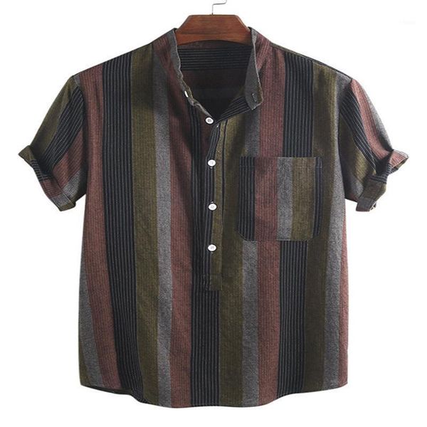 men's short-sleeved fashion brand japanese men's clothing 2020 european american striped shirts plus size chemise homme1, White;black
men's short-sleeved fashion brand japanese men's clothing 2020 european american striped shirts plus size chemise homme1, White;black