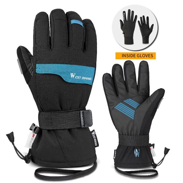 west biking 2 pairs suit ski gloves winter super warm thinsulate snowmobile touch screen motorcycle cycling sports gloves wmtclp yyysports, Black
west biking 2 pairs suit ski gloves winter super warm thinsulate snowmobile touch screen motorcycle cycling sports gloves wmtclp yyysports, Black