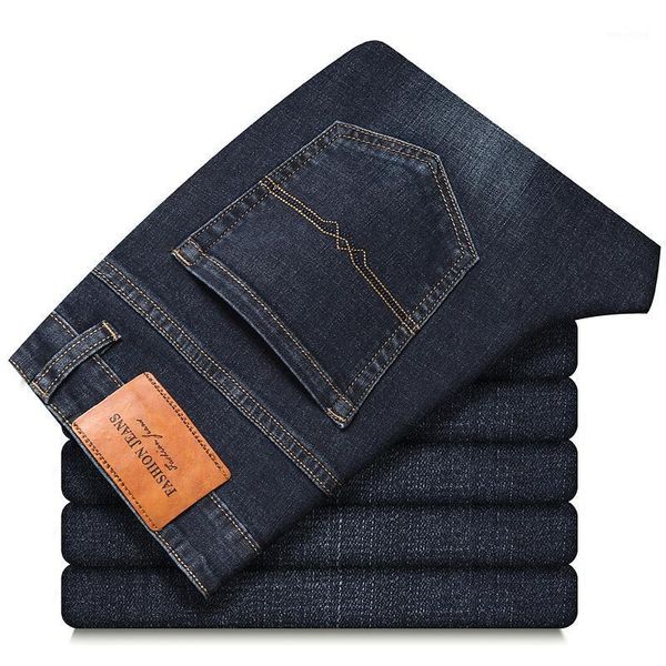 classic men's business fit jeans 2021 spring autumn new style fashion stretch denim trousers male brand pants black blue,0811
classic men's business fit jeans 2021 spring autumn new style fashion stretch denim trousers male brand pants black blue,0811
