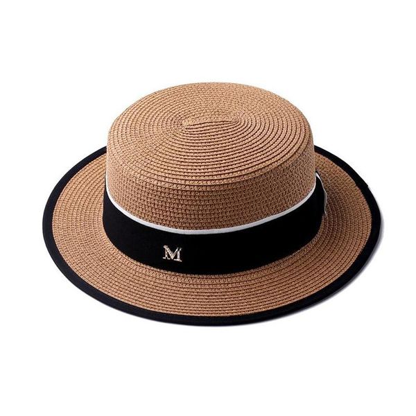 flat straw hat spring summer men and women trip caps leisure beach sun hats m letter breathable fashion flower beach hat, Blue;gray
flat straw hat spring summer men and women trip caps leisure beach sun hats m letter breathable fashion flower beach hat, Blue;gray