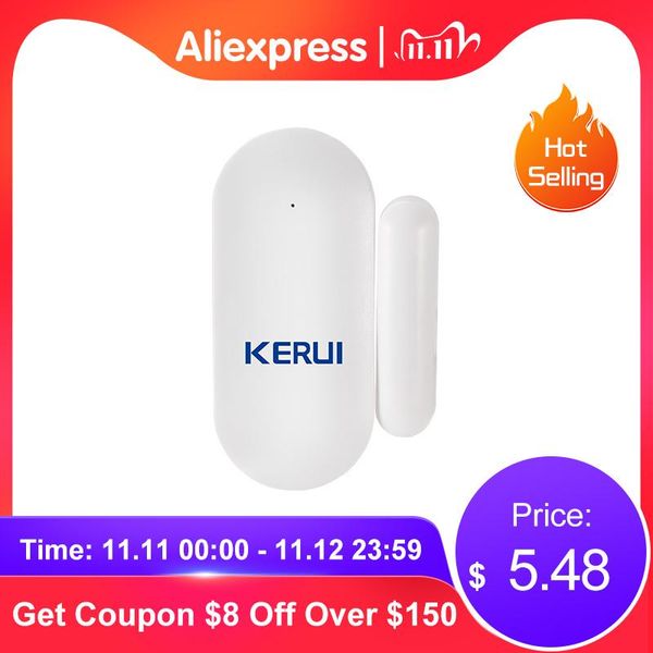 smart home sensor kerui 433mhz wireless mini small micro security door window detector anti-tamper for gsm wifi alarm system
smart home sensor kerui 433mhz wireless mini small micro security door window detector anti-tamper for gsm wifi alarm system