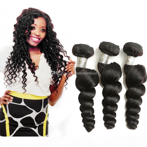 brazilian loose wave hair extension 100% human hair bundles remy hair weave 8-28inch natural color can dyed, Black
brazilian loose wave hair extension 100% human hair bundles remy hair weave 8-28inch natural color can dyed, Black