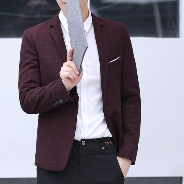 men's suits & blazers casual korean style slim single 2021 youth handsome suits, thin jackets for young students, White;black
men's suits & blazers casual korean style slim single 2021 youth handsome suits, thin jackets for young students, White;black