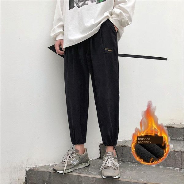men's polos hong kong style pants men's autumn and winter all-match fashion loose harlan casual brand ins plus velvet1, White;black
men's polos hong kong style pants men's autumn and winter all-match fashion loose harlan casual brand ins plus velvet1, White;black