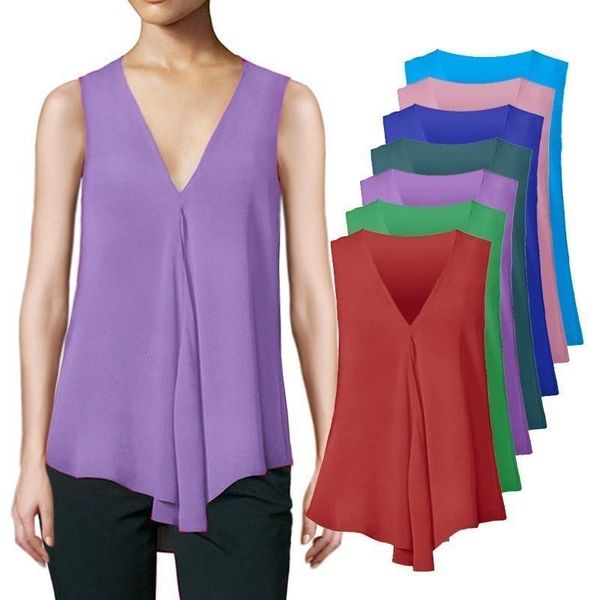 ttou summer vintage women chiffon blouse shirt sleeveless v neck sleeveless female tunic casual plus size blouse kimonos mujer 17 colors, White
ttou summer vintage women chiffon blouse shirt sleeveless v neck sleeveless female tunic casual plus size blouse kimonos mujer 17 colors, White