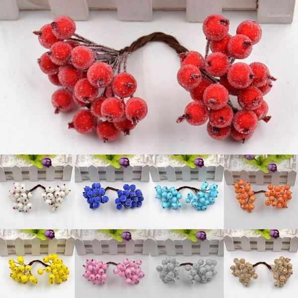decorative flowers & wreaths 20pcs/bundle foam artificial frosted berry wedding christmas party garland diy decor1
decorative flowers & wreaths 20pcs/bundle foam artificial frosted berry wedding christmas party garland diy decor1