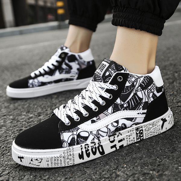 кроссовки мужские new fashion high top мужчины повседневная обувь холст мальчики zapatos de hombre тенис lace up мужчина для, Black
кроссовки мужские new fashion high top мужчины повседневная обувь холст мальчики zapatos de hombre тенис lace up мужчина для, Black