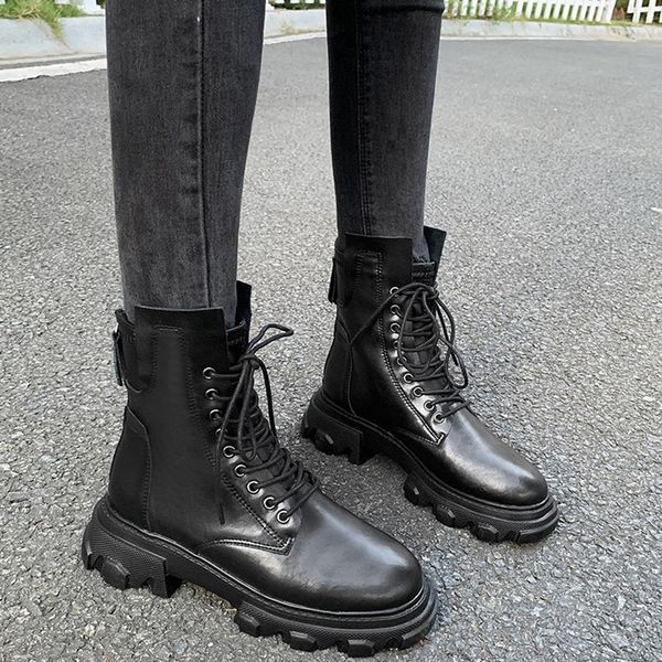 2021 the new lace up to leather from the of women proof dthick water thick bottom platform ankle boots black ladies ejpr
2021 the new lace up to leather from the of women proof dthick water thick bottom platform ankle boots black ladies ejpr