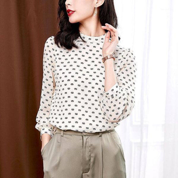 women's blouses & shirts woman feminina women's vintage blouse fashion clothes 2021 spring autumn printed chiffon female d01121, White
women's blouses & shirts woman feminina women's vintage blouse fashion clothes 2021 spring autumn printed chiffon female d01121, White