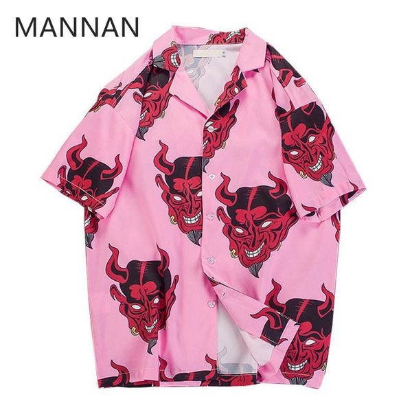 mannan men devil full printing turn-down collar casual shirts men summer high street men's shirts pink /purple, White;black
mannan men devil full printing turn-down collar casual shirts men summer high street men's shirts pink /purple, White;black