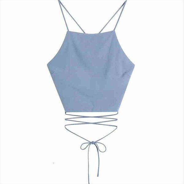 camiseta sin mangas con tirantes finos para mujer corto cruzado con tirantes finos y espalda descubierta para verano, White
camiseta sin mangas con tirantes finos para mujer corto cruzado con tirantes finos y espalda descubierta para verano, White