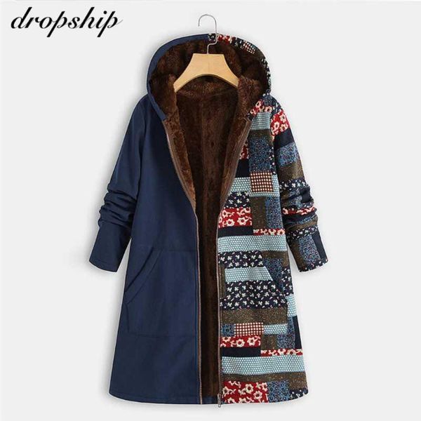 plus size women long coat warm winter thicker parkas hooded pockets outwear retro printed long sleeve femme coat1, Black
plus size women long coat warm winter thicker parkas hooded pockets outwear retro printed long sleeve femme coat1, Black