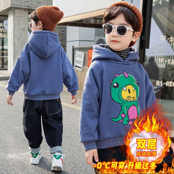 boys' winter sweater, loose children's wear, plush and thickening 49ie, Black
boys' winter sweater, loose children's wear, plush and thickening 49ie, Black