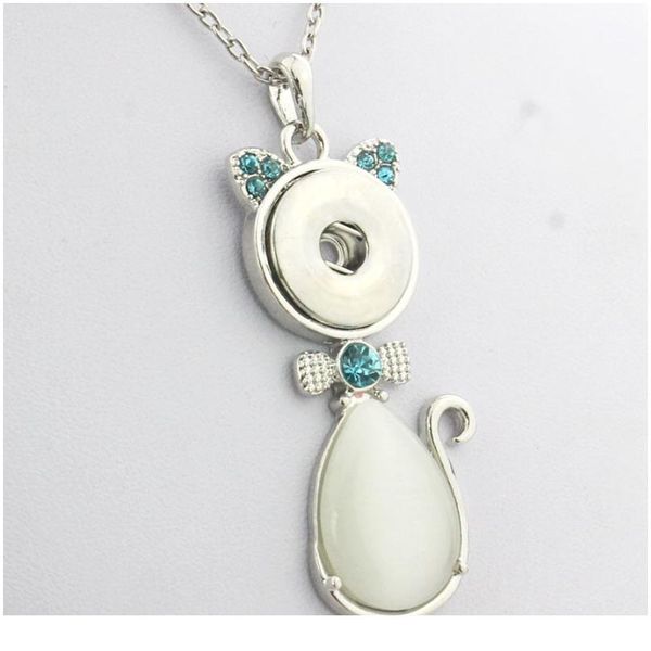3 colors ne275 cute cat snap button jewelry classical pendant (fit 18mm snap ) women's necklace bbyvwf, Silver
3 colors ne275 cute cat snap button jewelry classical pendant (fit 18mm snap ) women's necklace bbyvwf, Silver