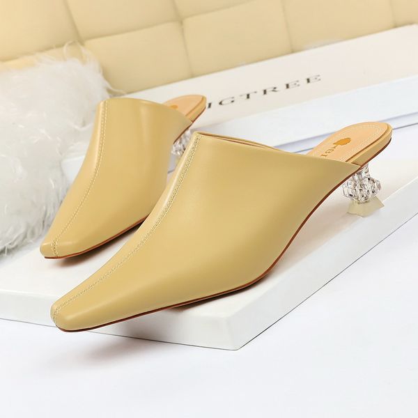 2021 new mid-mouth fashions transparent crystal high-heeled heels women small square-footed slippers oa0y, Black
2021 new mid-mouth fashions transparent crystal high-heeled heels women small square-footed slippers oa0y, Black
