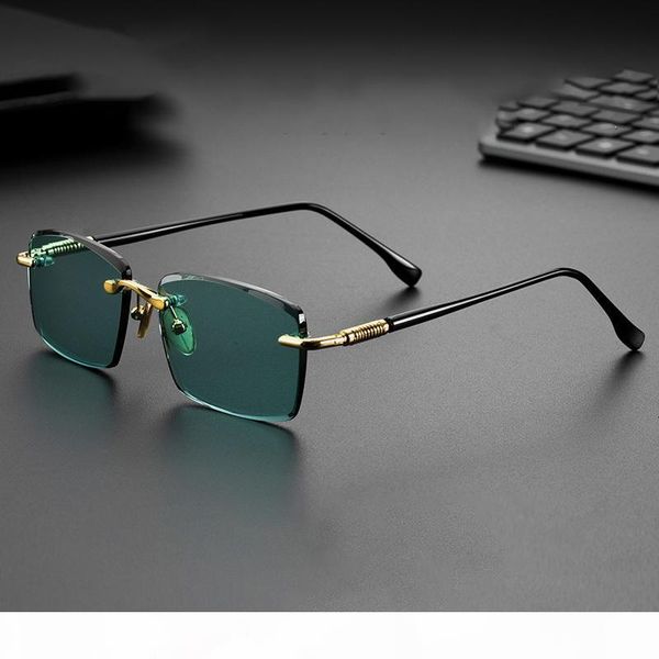 для анти вс царапин rimless солнечных очков высокого стекла человек кристалл очки мужских очков качество green lens mjwee
для анти вс царапин rimless солнечных очков высокого стекла человек кристалл очки мужских очков качество green lens mjwee