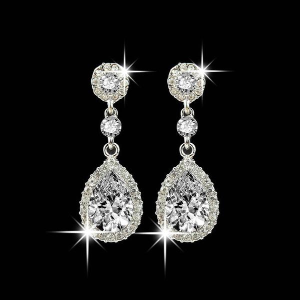 shining fashion crystals earrings silver rhinestones long drop earring for women bridal jewelry 5 colors wedding gift for friend, Golden;silver
shining fashion crystals earrings silver rhinestones long drop earring for women bridal jewelry 5 colors wedding gift for friend, Golden;silver