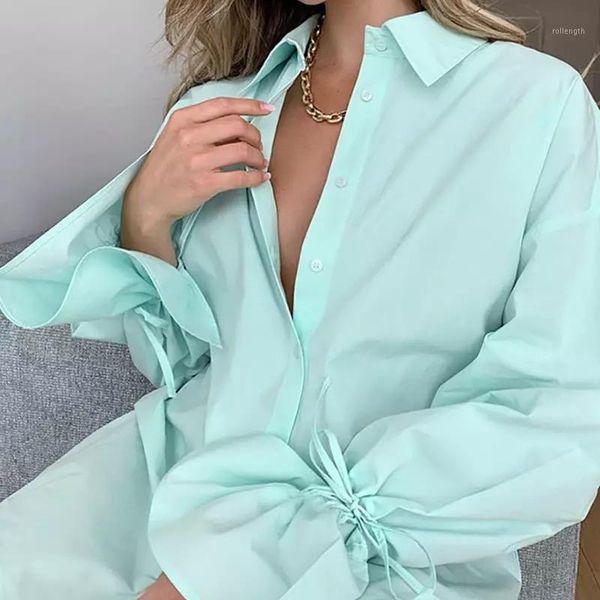 cawa elegant flare sleeve female lace up long sleeve shirt women blouse chic button down ladies blouse mint green1, White
cawa elegant flare sleeve female lace up long sleeve shirt women blouse chic button down ladies blouse mint green1, White