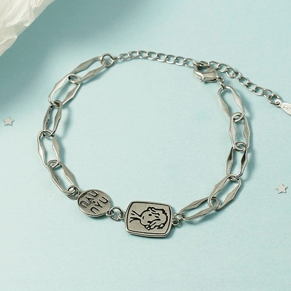 fbjot simple temperament little boy bracelet personality hip bracelet cute round hop card cardcard lettering geometry cartoon adjustable cfo, Golden;silver
fbjot simple temperament little boy bracelet personality hip bracelet cute round hop card cardcard lettering geometry cartoon adjustable cfo, Golden;silver
