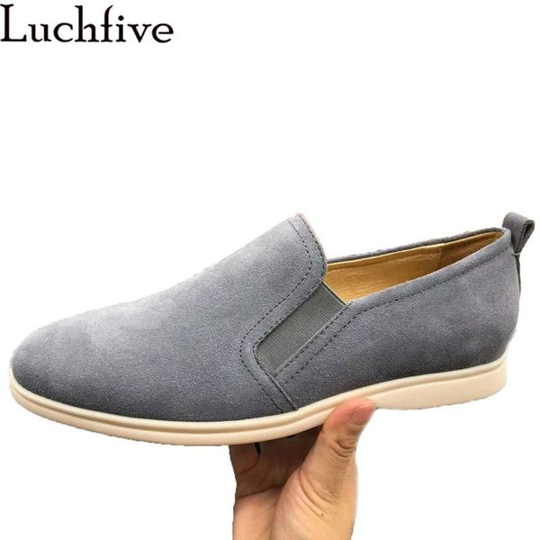 nude grey suede leather men loafers casual elastic slip on walking shoes spring autumn new men thin flats leisure lazy shoes, Black
nude grey suede leather men loafers casual elastic slip on walking shoes spring autumn new men thin flats leisure lazy shoes, Black