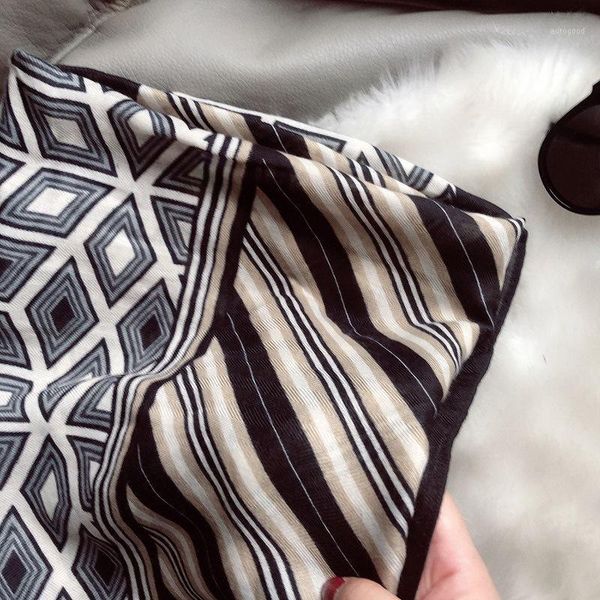 scarves ouoi cotton scarf women autumn and winter stitching geometric black long shawl dual-use winter1, Blue;gray
scarves ouoi cotton scarf women autumn and winter stitching geometric black long shawl dual-use winter1, Blue;gray
