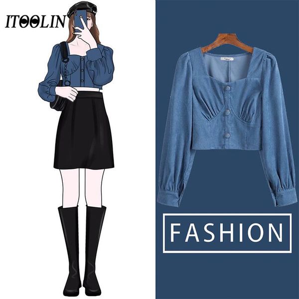 women's blouses & shirts itoolin corduroy vintage blouse for women cropped square collar shirt long sleeve luxury button streetwear, White
women's blouses & shirts itoolin corduroy vintage blouse for women cropped square collar shirt long sleeve luxury button streetwear, White