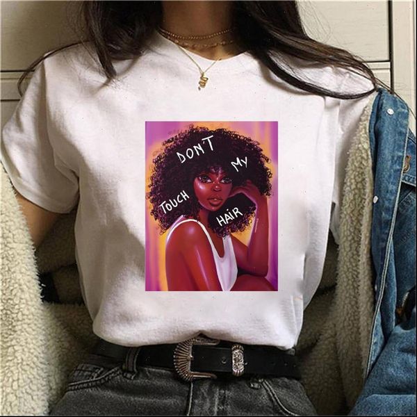 dont touch my hair fashion graphic t shirt women black girl shirt feminist tees funny female tshirt girl power top, White
dont touch my hair fashion graphic t shirt women black girl shirt feminist tees funny female tshirt girl power top, White