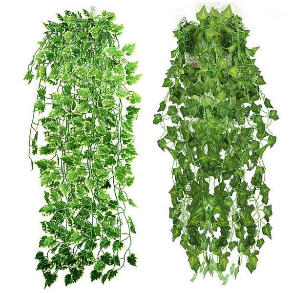 decorative flowers & wreaths artificial plants wedding decoration green plant ivy leaf flower plastic garland vine home wall decor1
decorative flowers & wreaths artificial plants wedding decoration green plant ivy leaf flower plastic garland vine home wall decor1